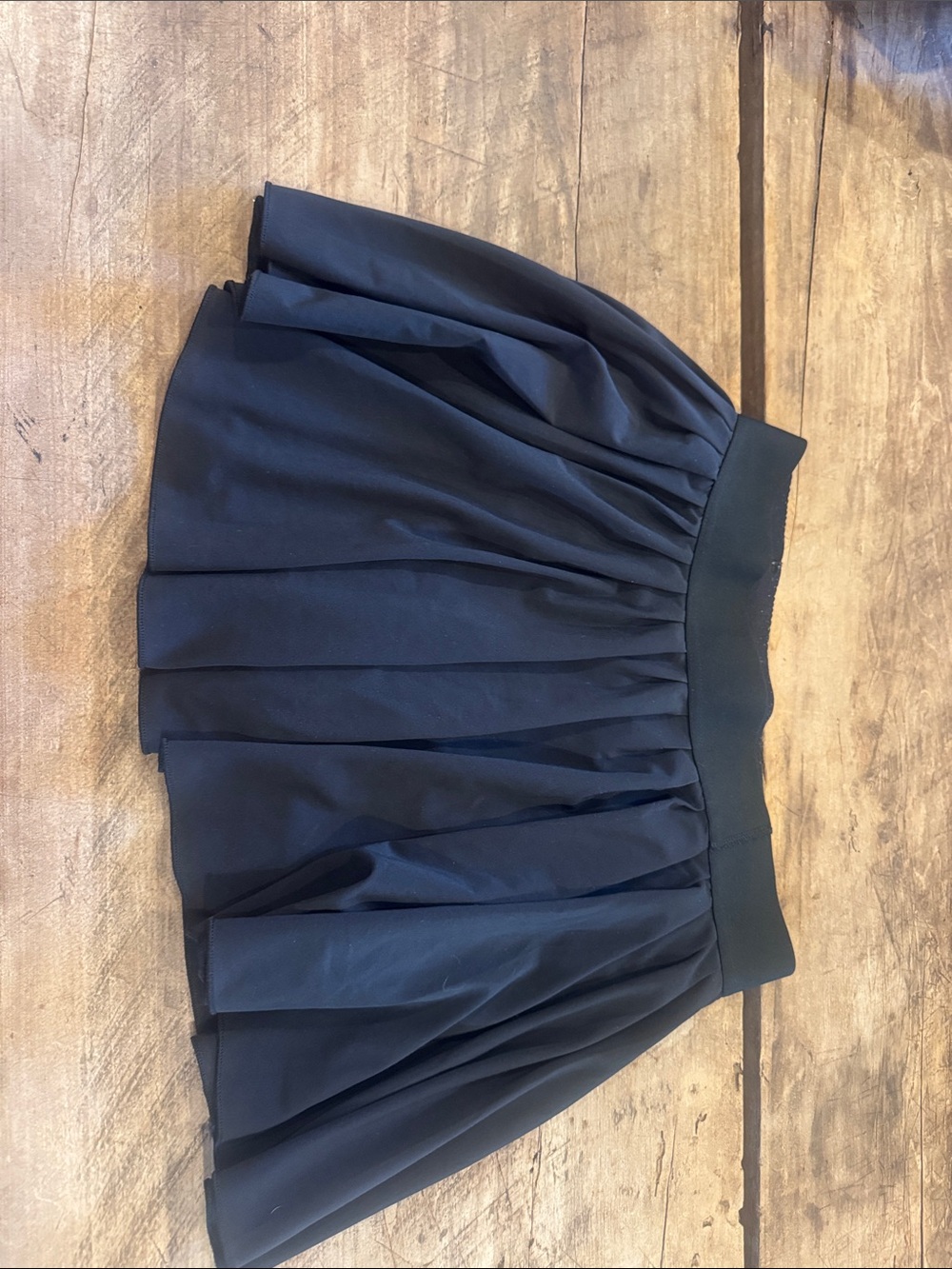 Women's Black Pleated Skirt